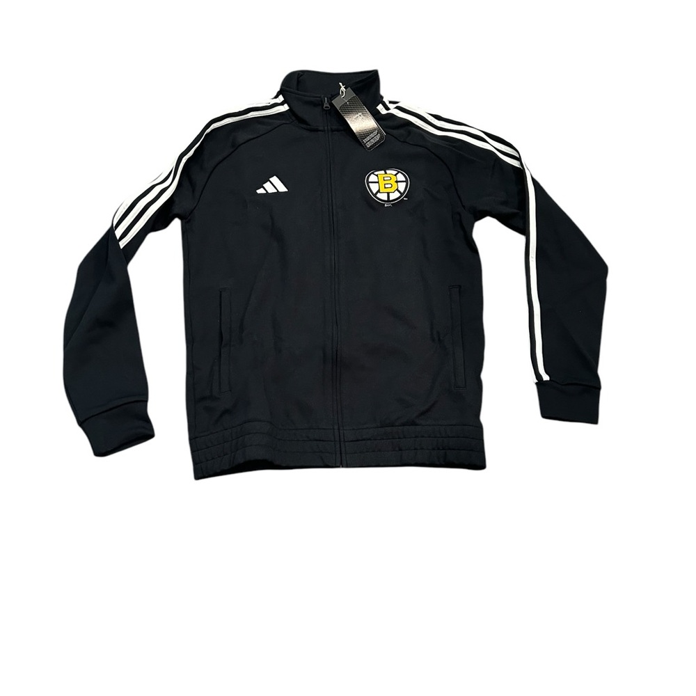 Boston Bruins Adidas Men’s Full Zip Up Track Jacket